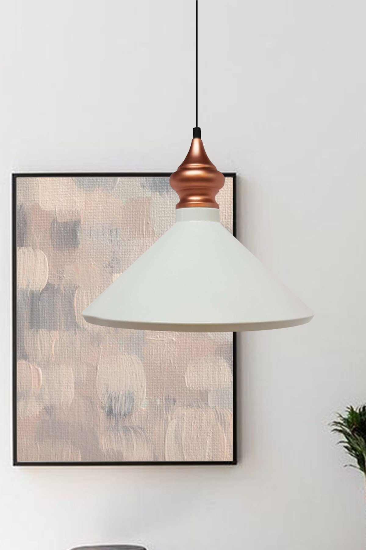 Bamyum Beyaz Sarkıt Avize