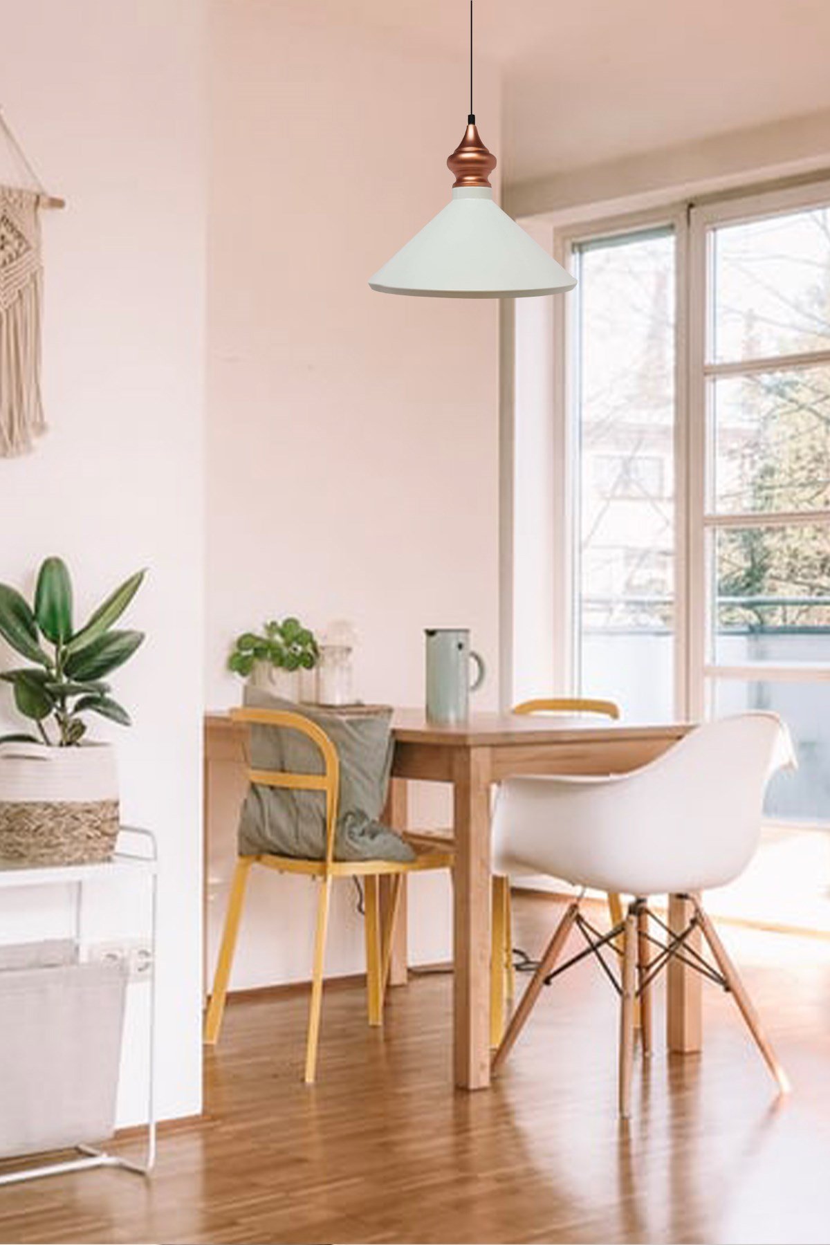 Bamyum Beyaz Sarkıt Avize