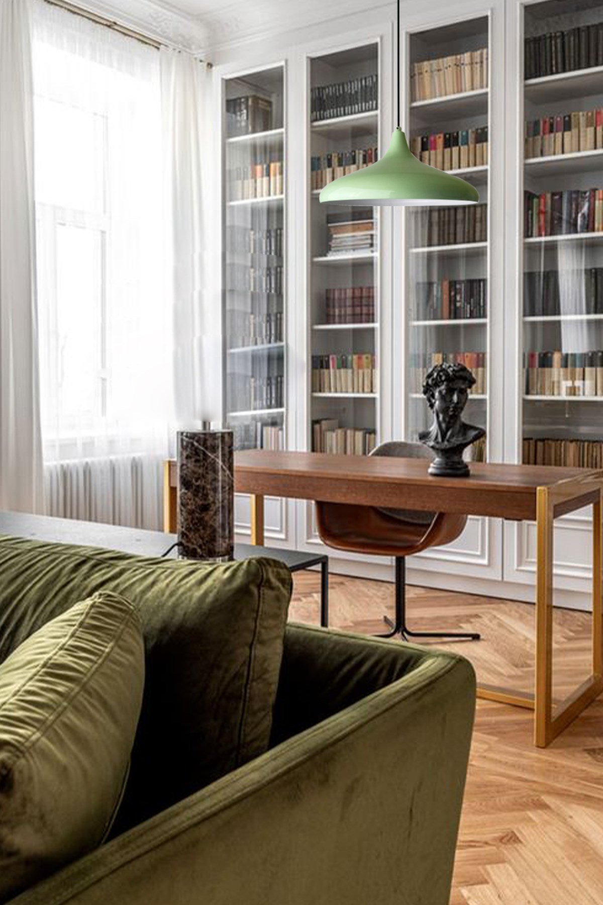 Bamyum Champion Mint Yeşili Rengi Avize