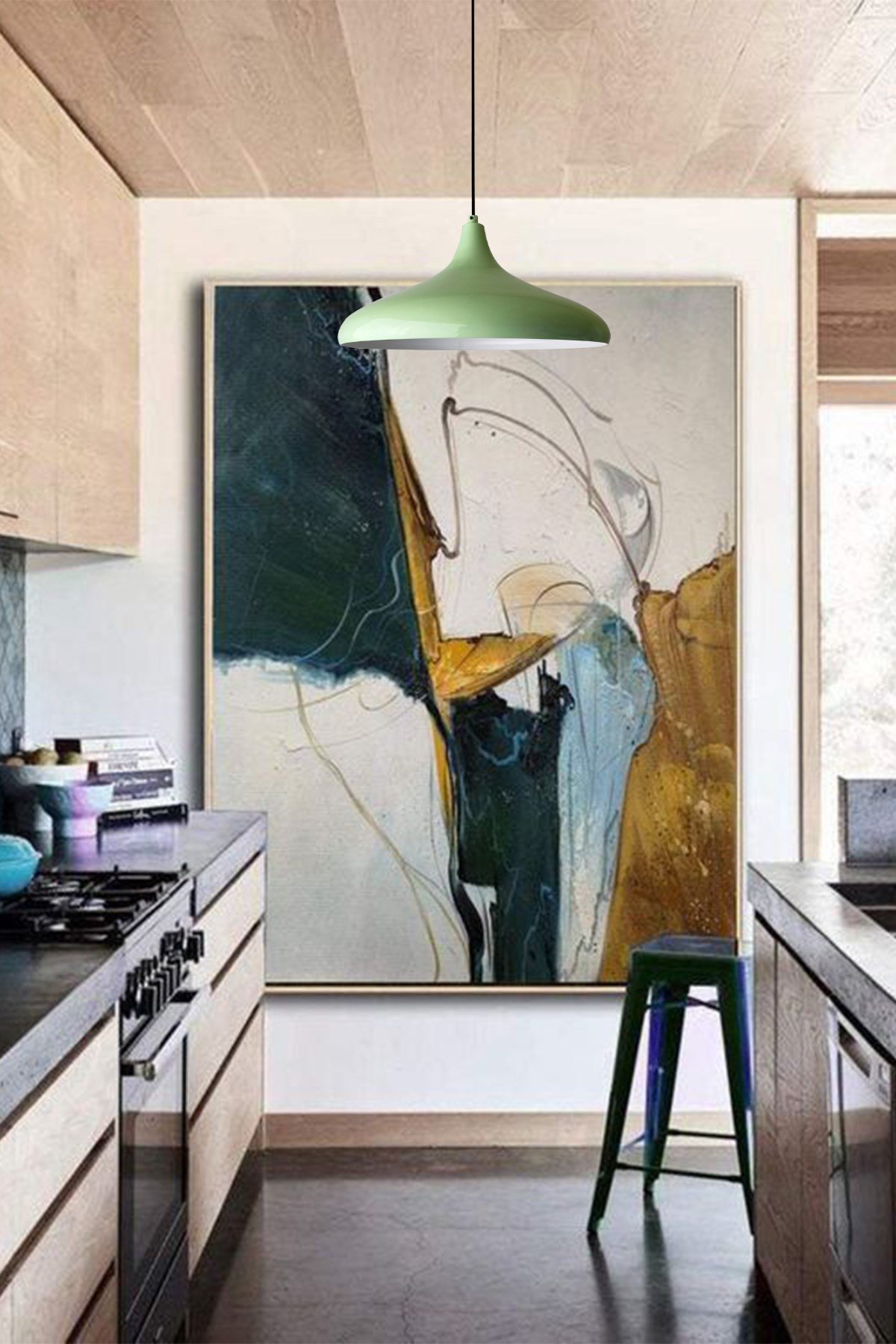 Bamyum Champion Mint Yeşili Rengi Avize