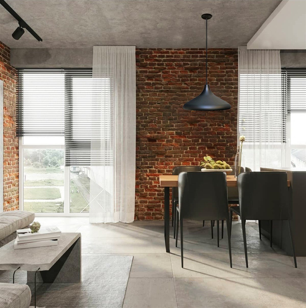 Bamyum Champion Siyah Avize - İç Renk İki Seçenekli