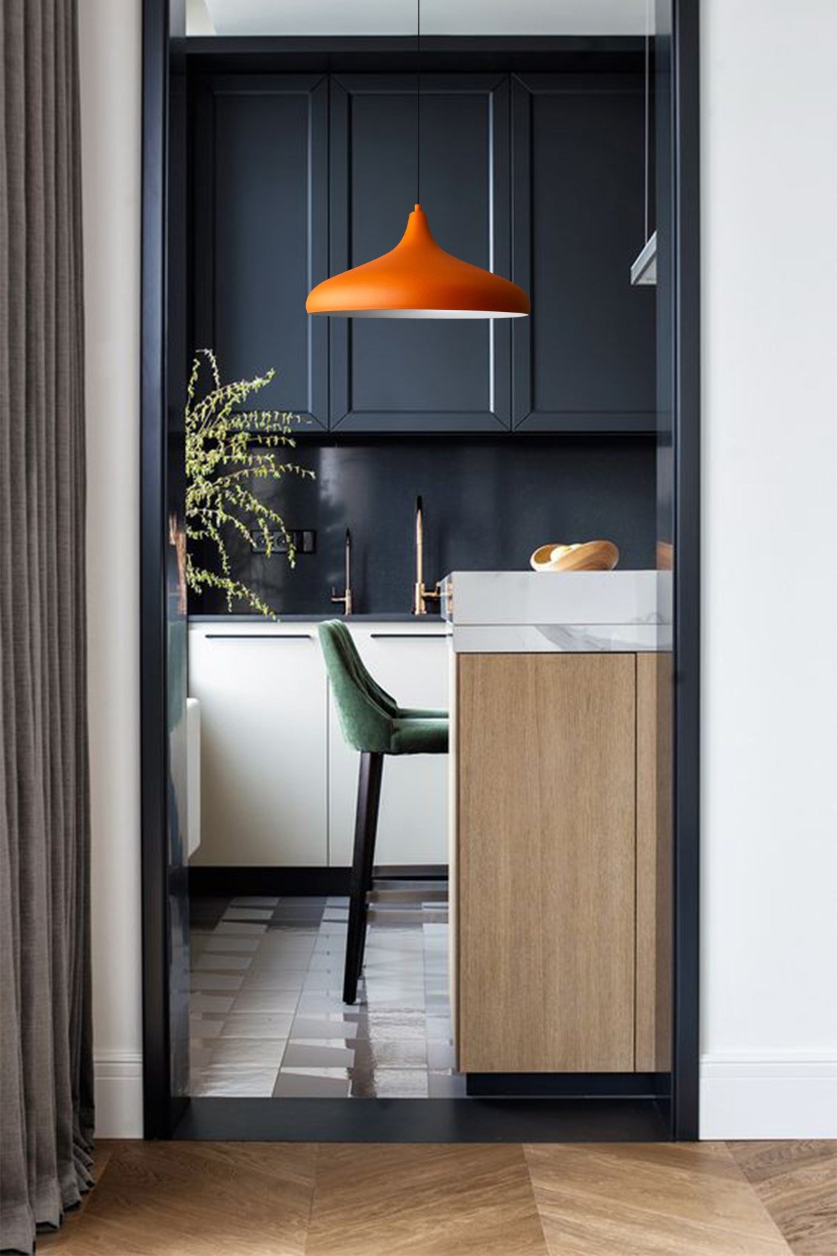 Bamyum Champion Turuncu Rengi Avize