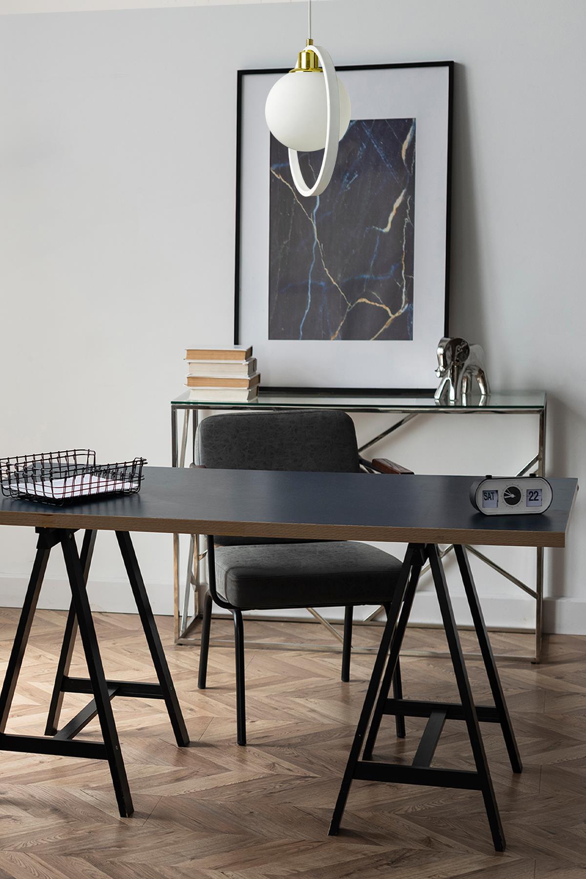 Bamyum Cork Beyaz Avize