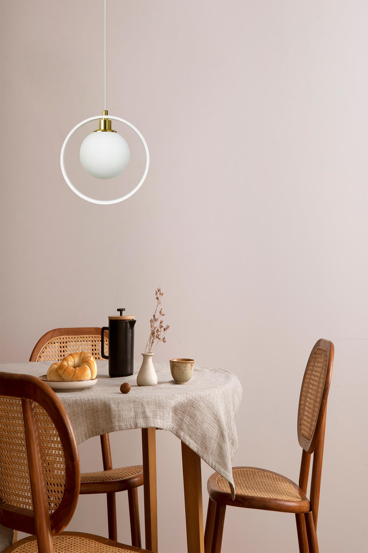 Bamyum Cork Beyaz Avize