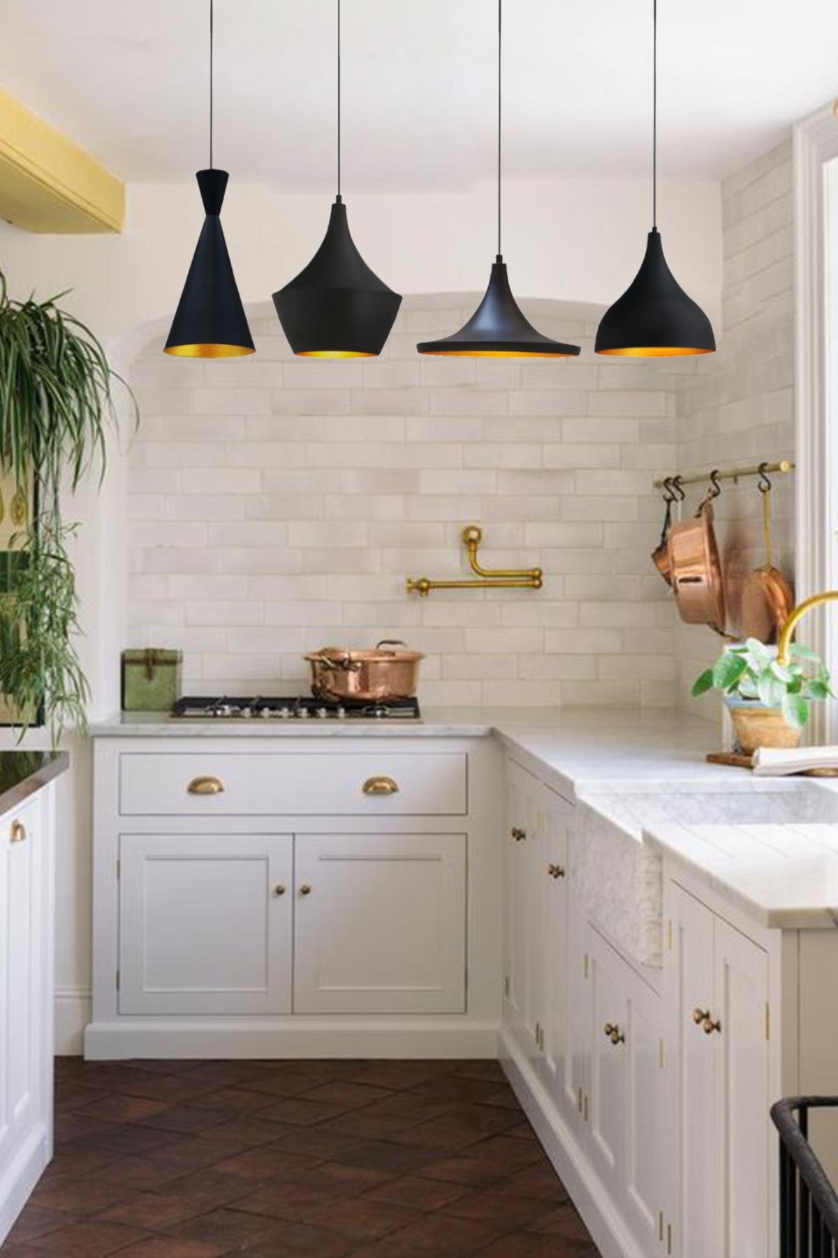 Bamyum Dörtlü Magna Avize Sarkıt Yemek masası Üstü İç Mekan Pastane Ofis Modern Otel Restoran