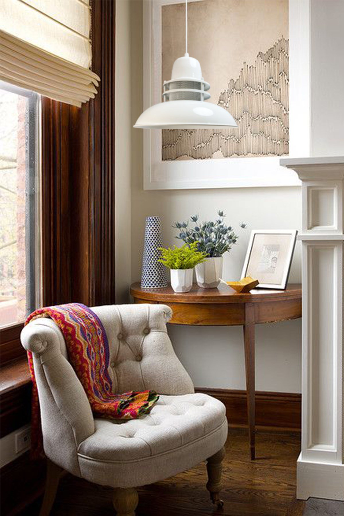 Bamyum Fener Beyaz Avize