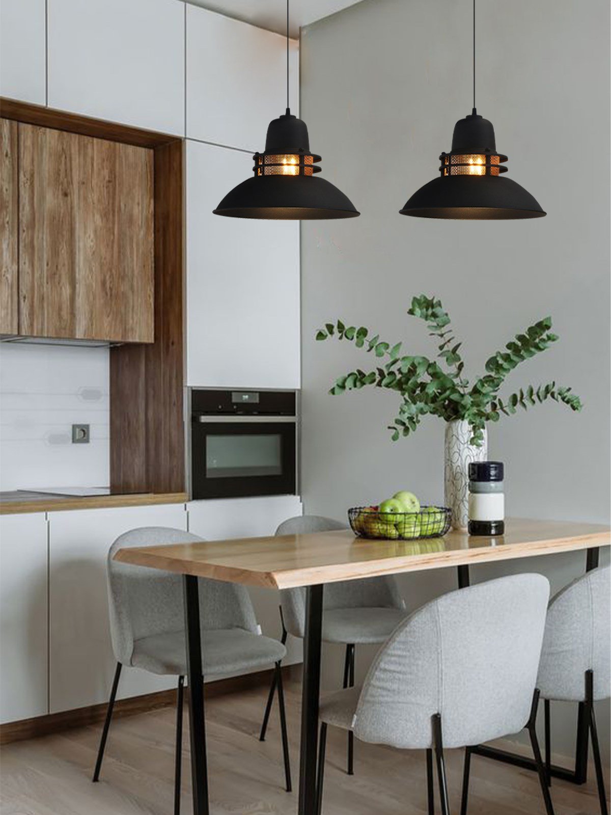 Bamyum Fener Siyah Avize