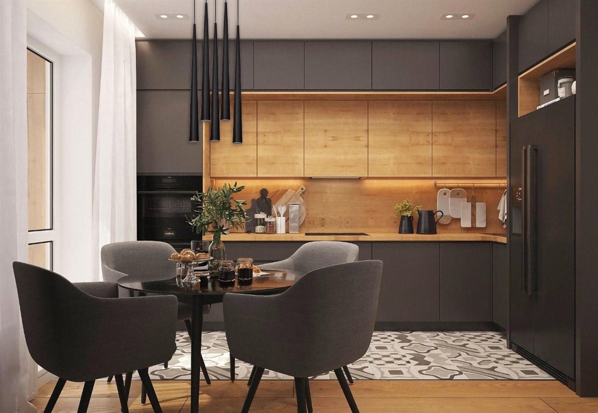 Bamyum Galway Siyah Avize