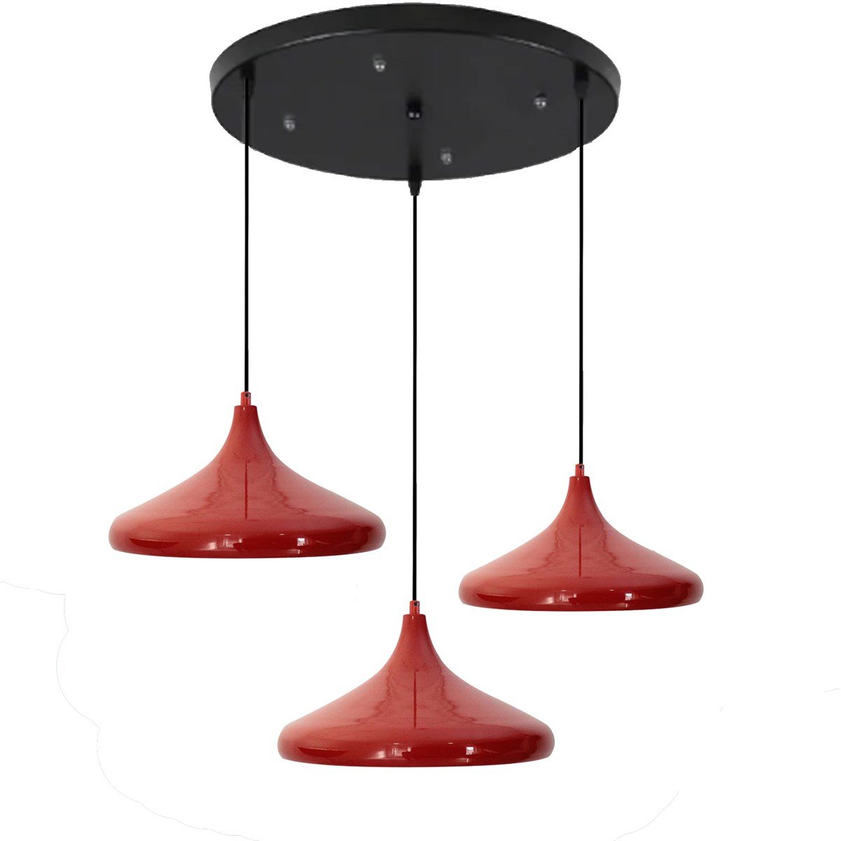 Bamyum İkili Champion Circle Kırmızı Avize