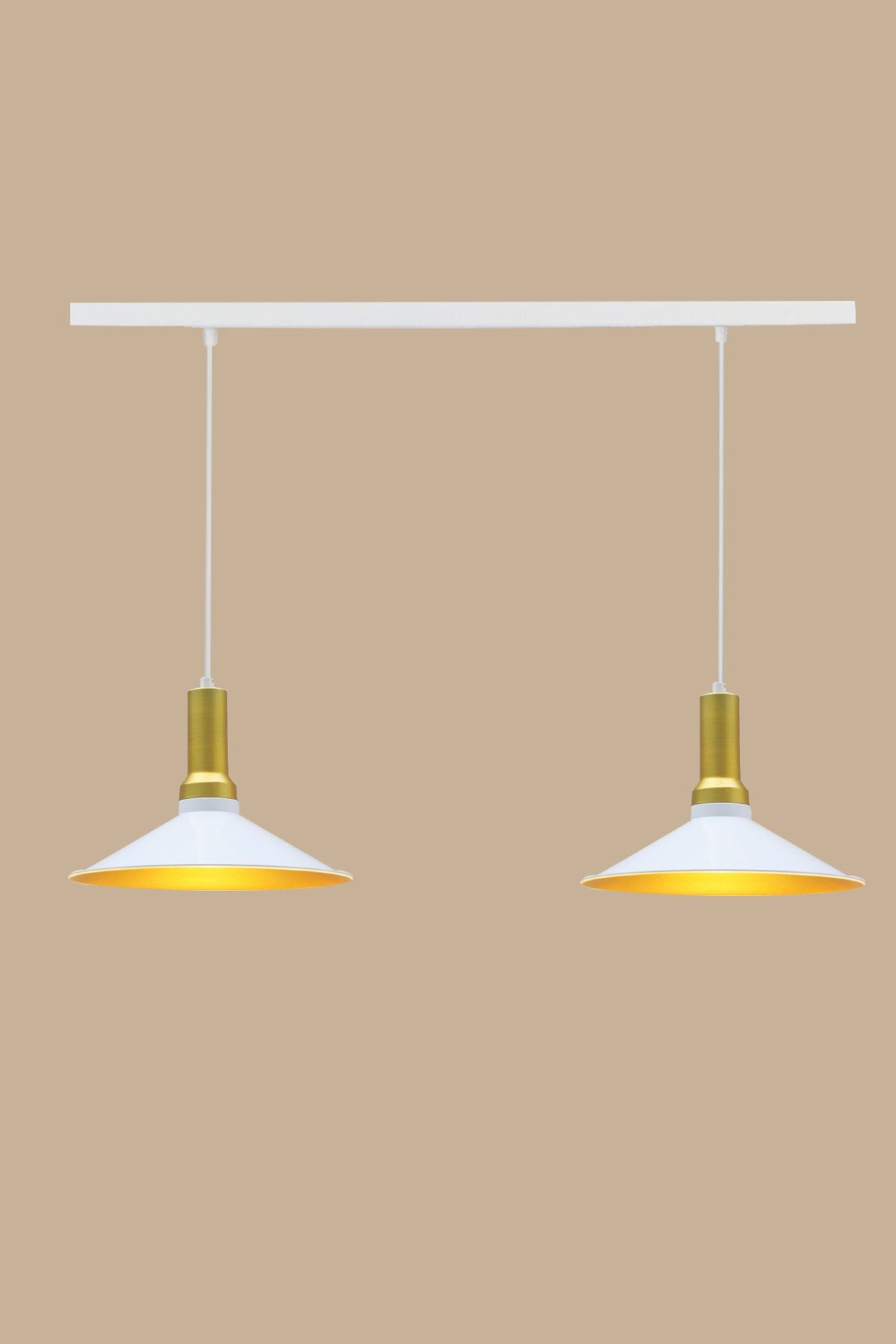 Bamyum İkili Ferah Beyaz Avize