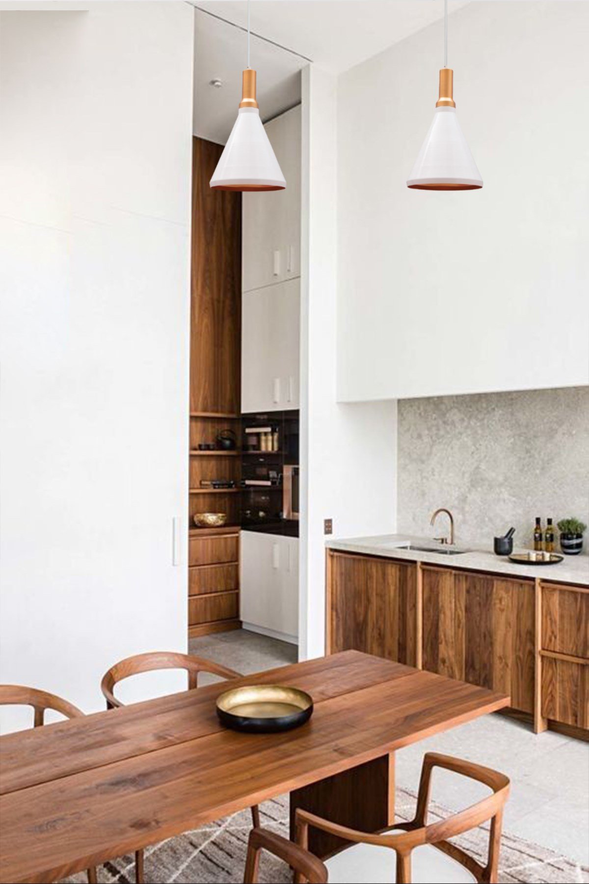 Bamyum İkili Sabonis Beyaz Avize