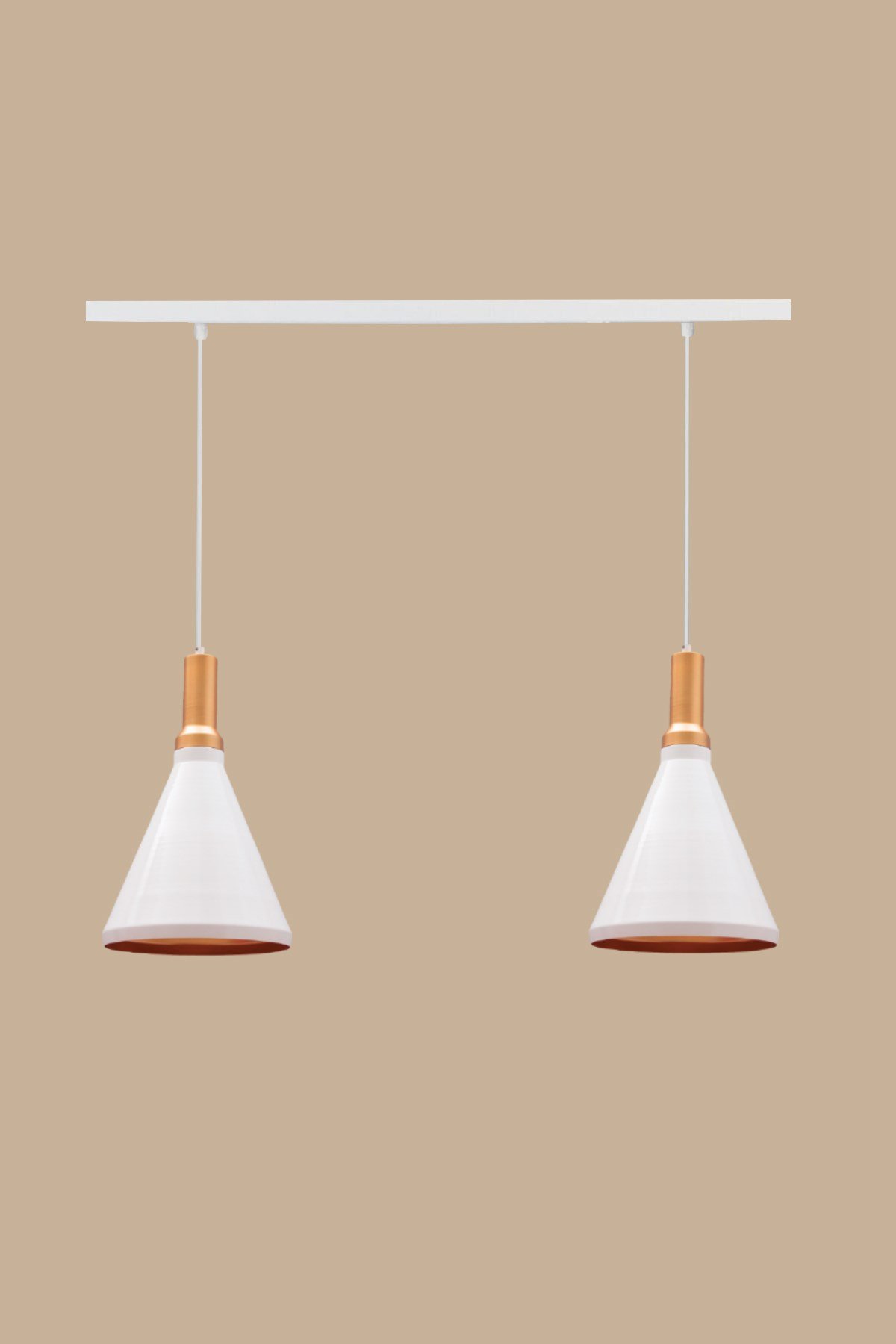 Bamyum İkili Sabonis Beyaz Avize