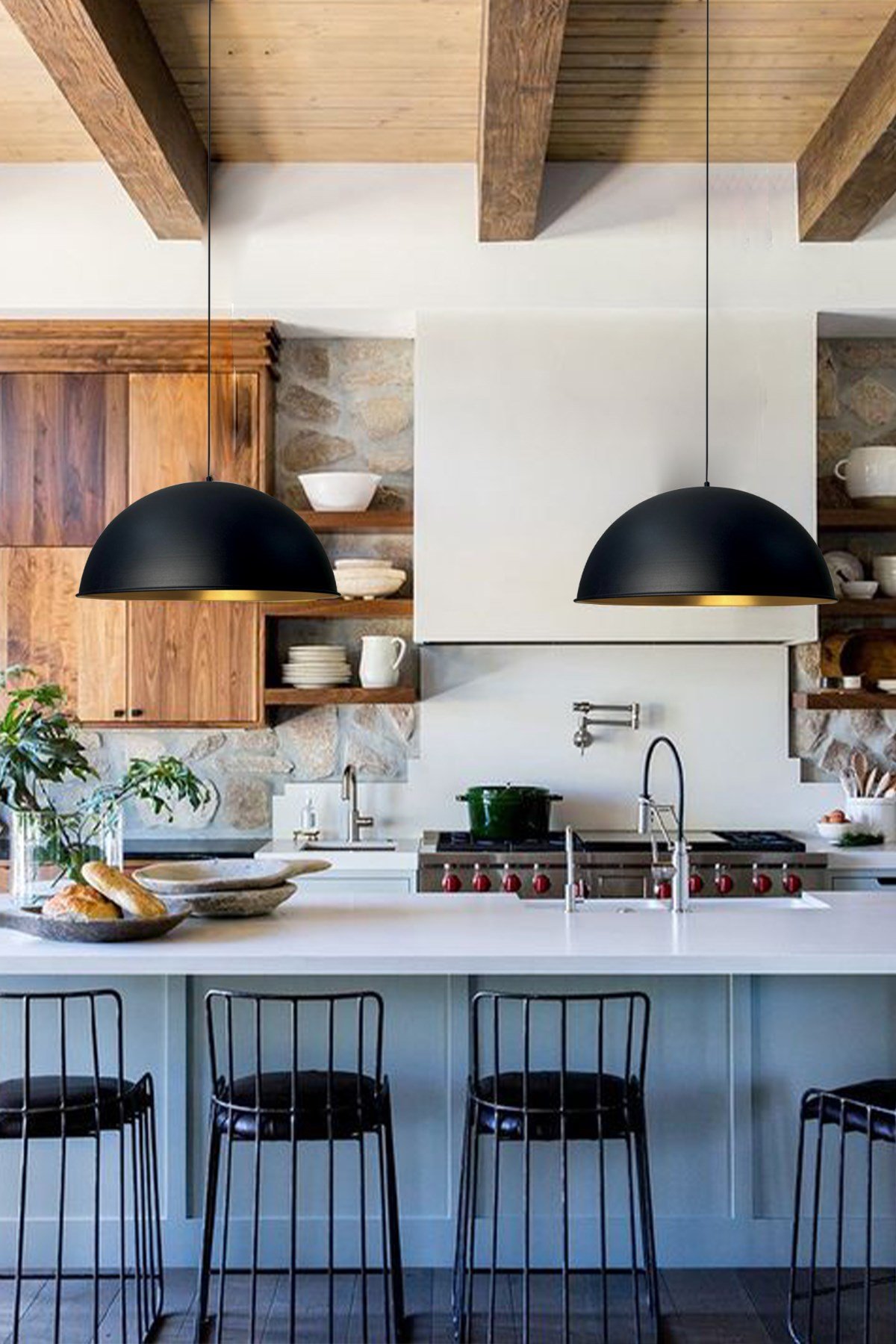 Bamyum Linate Siyah Avize