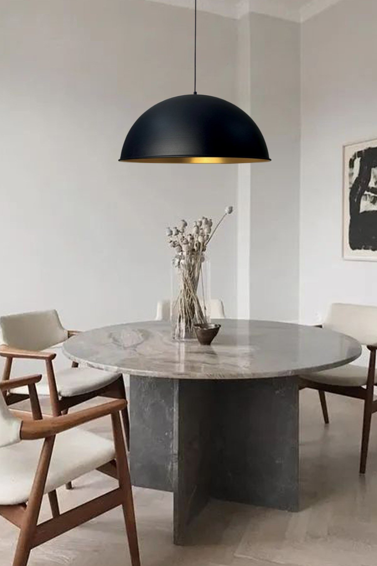 Bamyum Linate Siyah Avize