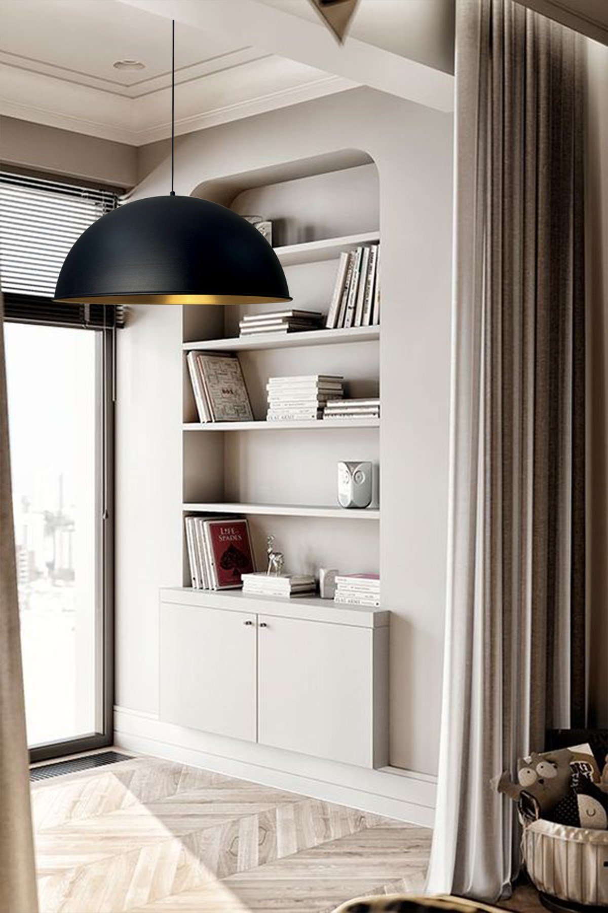 Bamyum Linate Siyah Avize