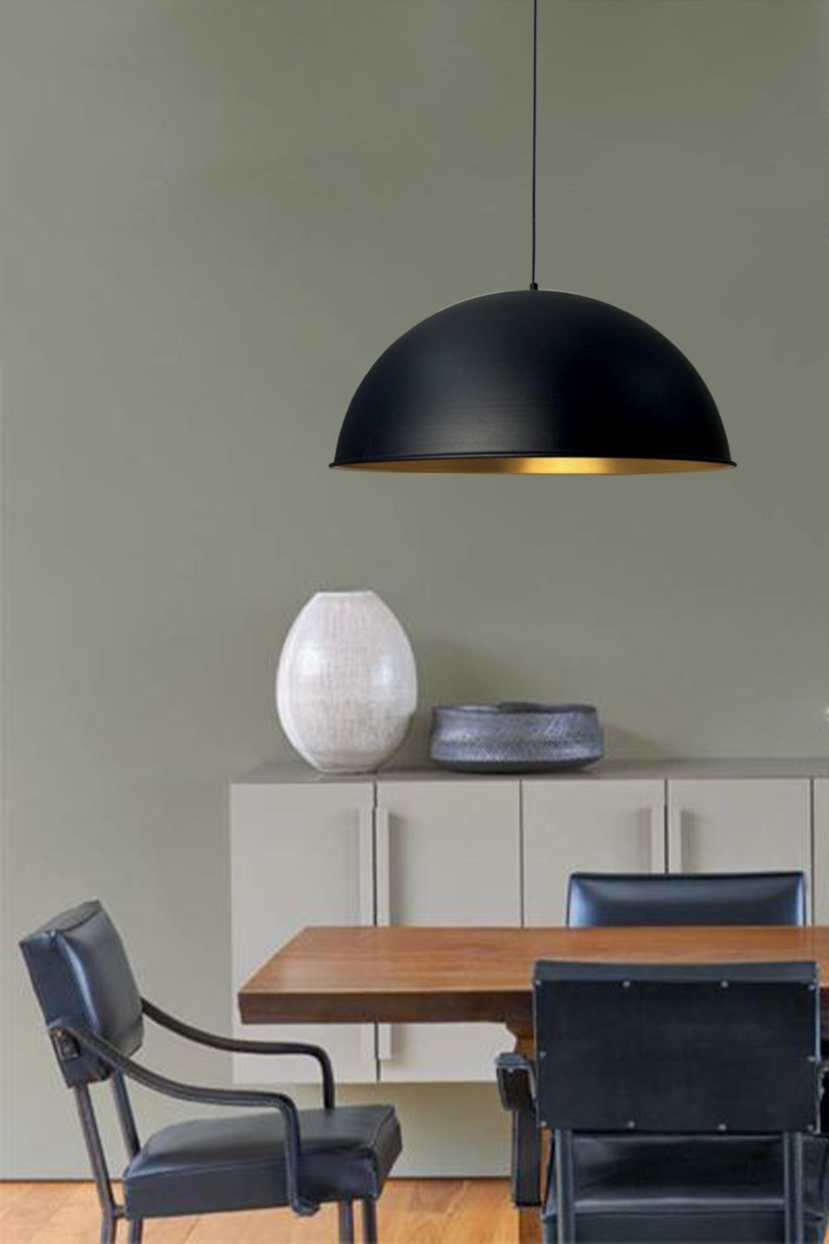 Bamyum Linate Siyah Avize