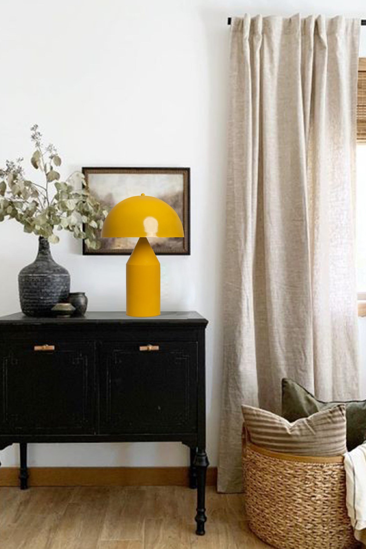 Bamyum Lipeo Sarı Masa Lambası