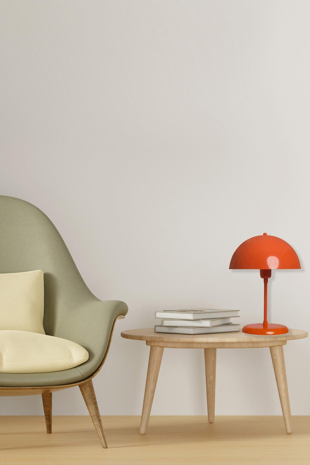 Bamyum Mantar Masa Lambası Turuncu