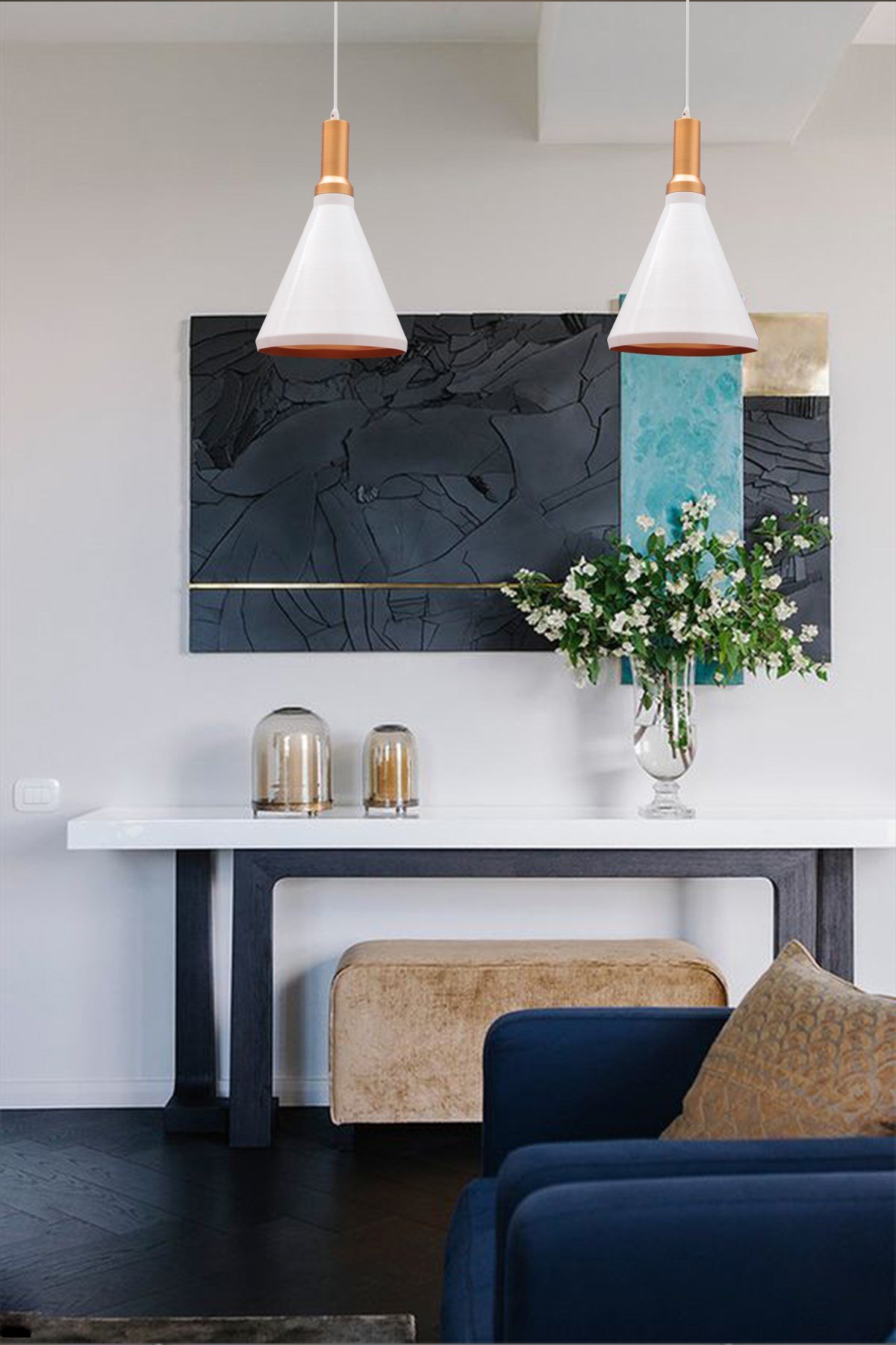 Bamyum Sabonis Beyaz Avize