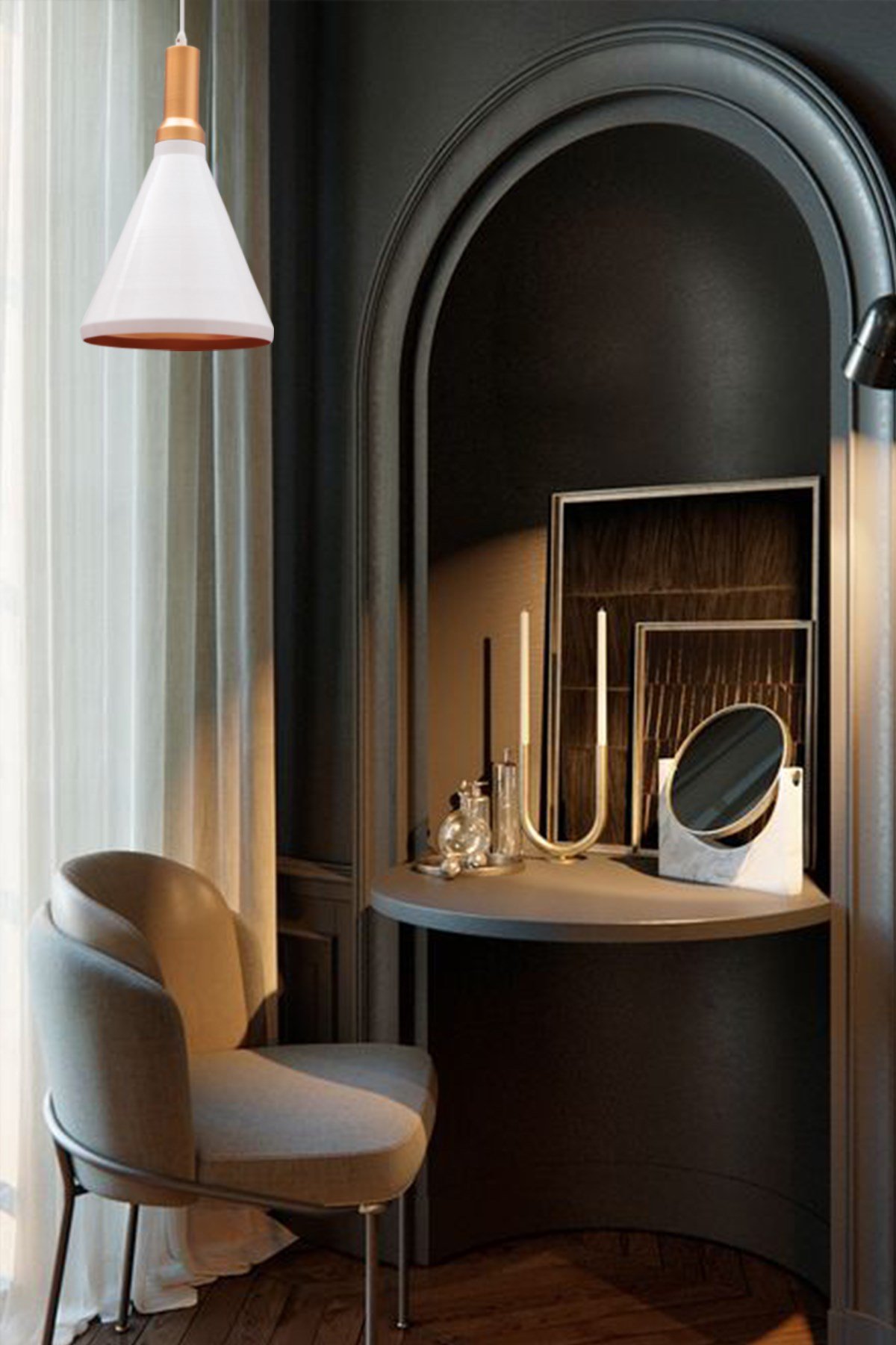 Bamyum Sabonis Beyaz Avize