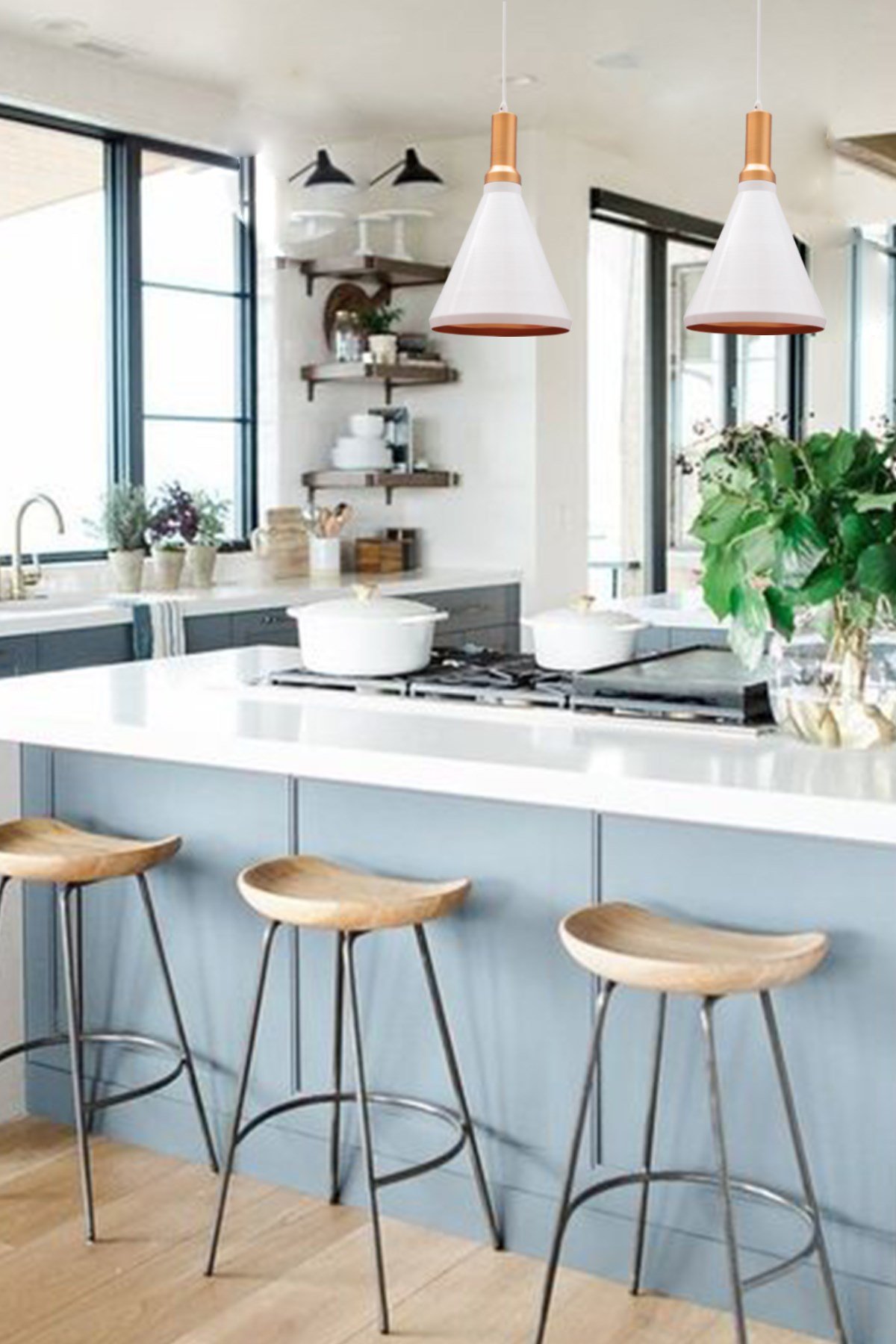 Bamyum Sabonis Beyaz Avize