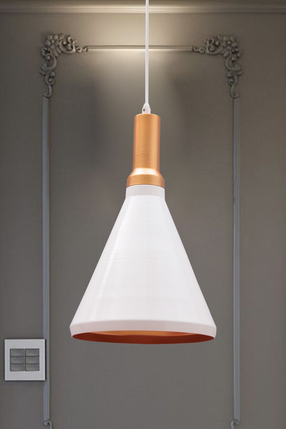 Bamyum Sabonis Beyaz Avize