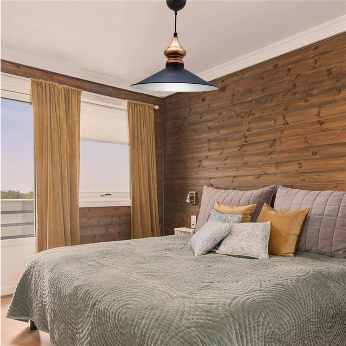 Bamyum Salon Siyah Avize