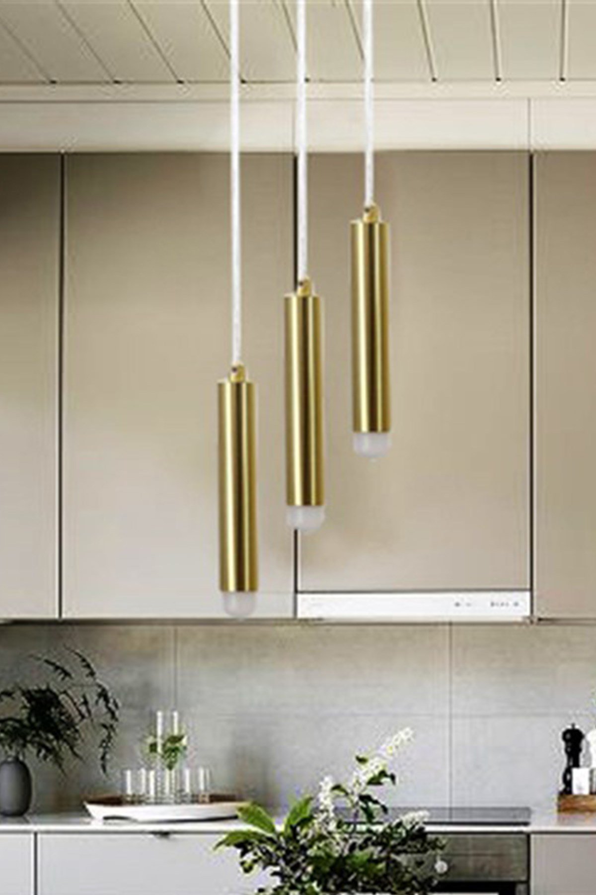 Bamyum Simavdo Gold Rengi Sarkıt Avize