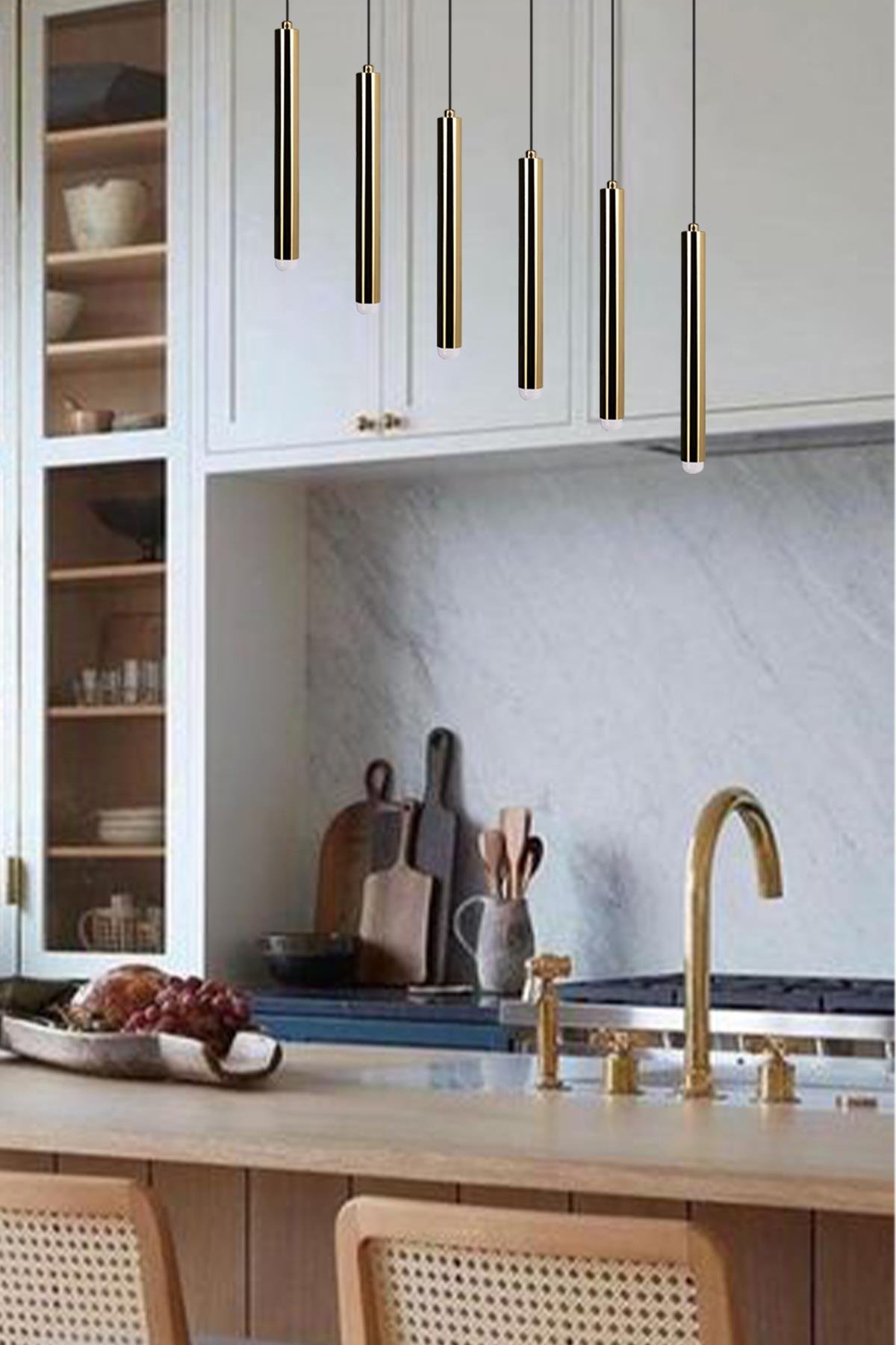 Bamyum Simavdo Gold Rengi Sarkıt Avize
