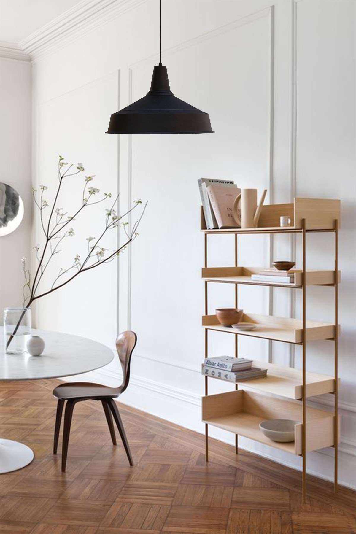 Bamyum Siyah Asaletli Retro Sarkıt Avize