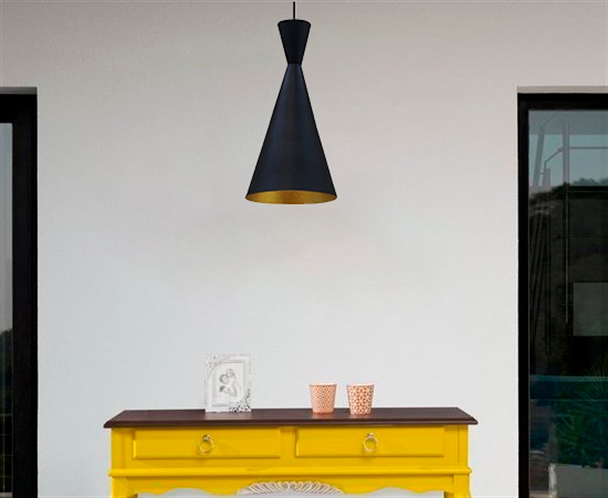 Bamyum Siyah İnce Avize