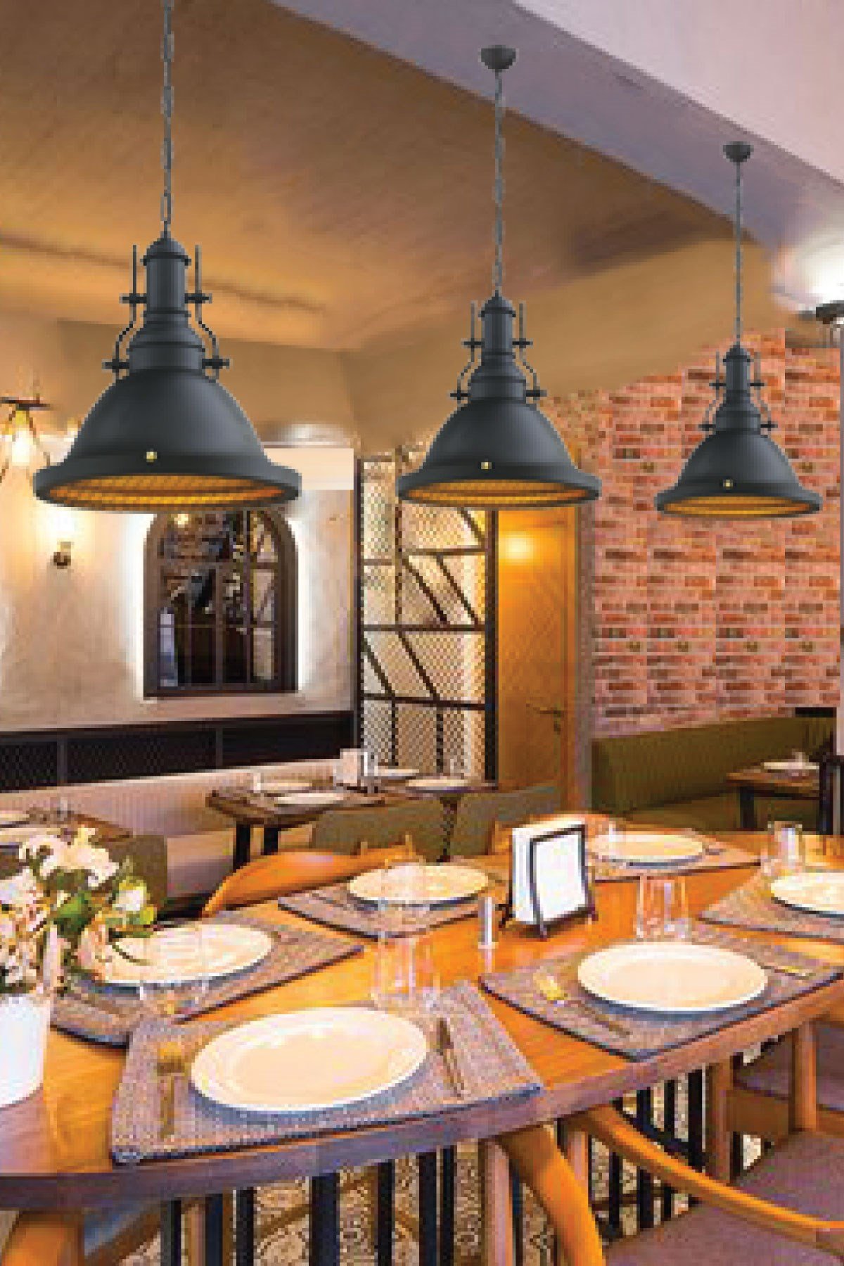 Bamyum Siyah Modern Spor Avize