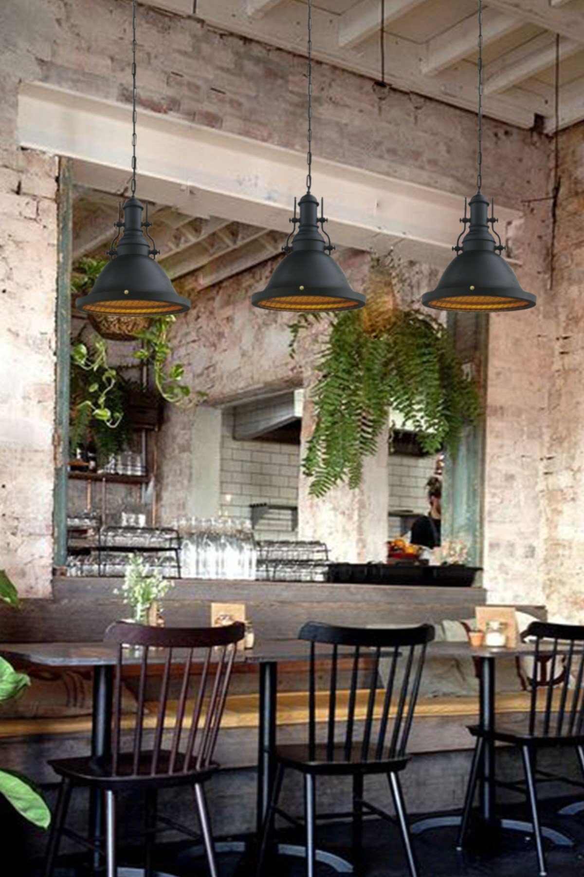 Bamyum Siyah Modern Spor Avize