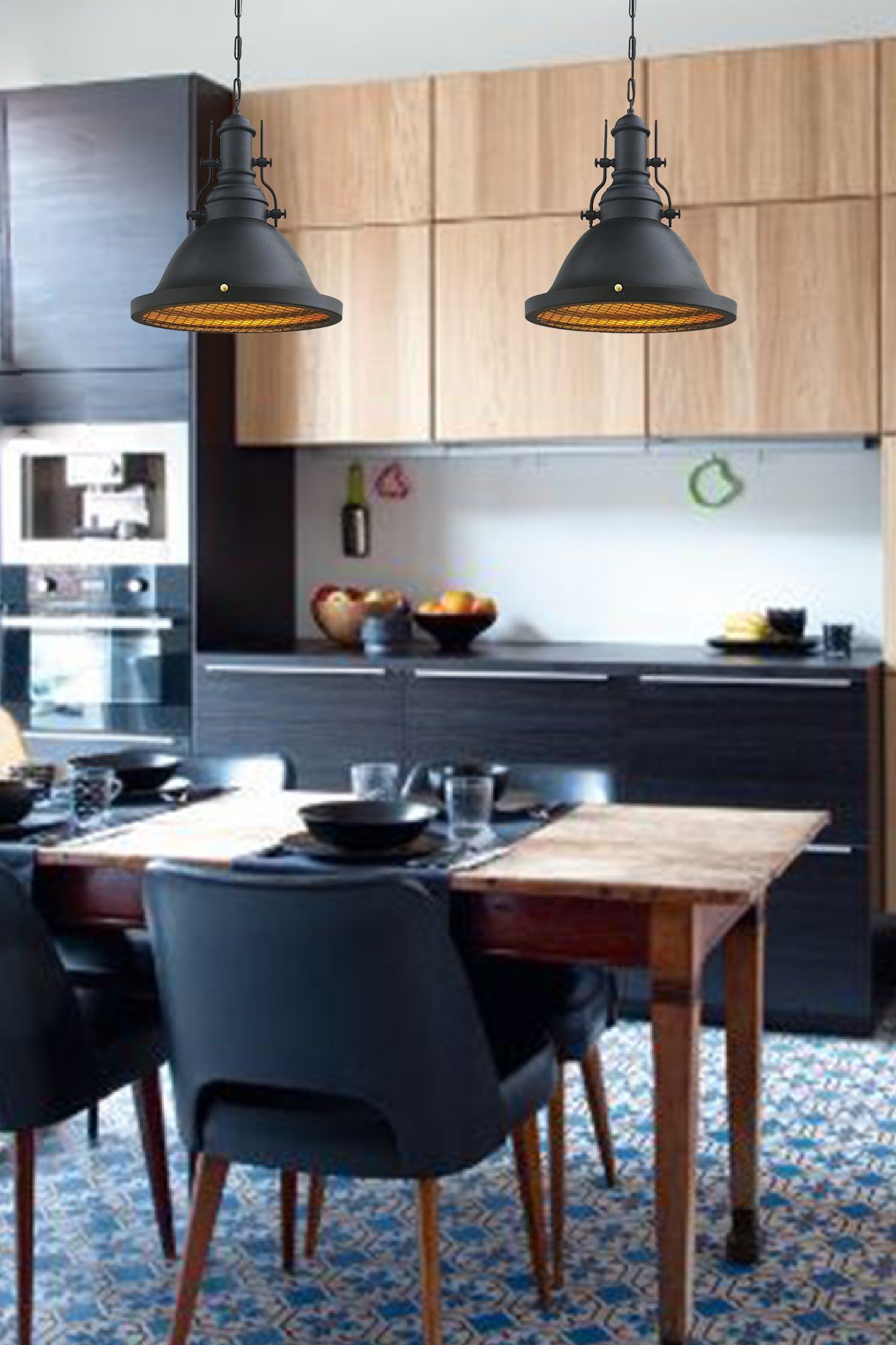 Bamyum Siyah Modern Spor Avize