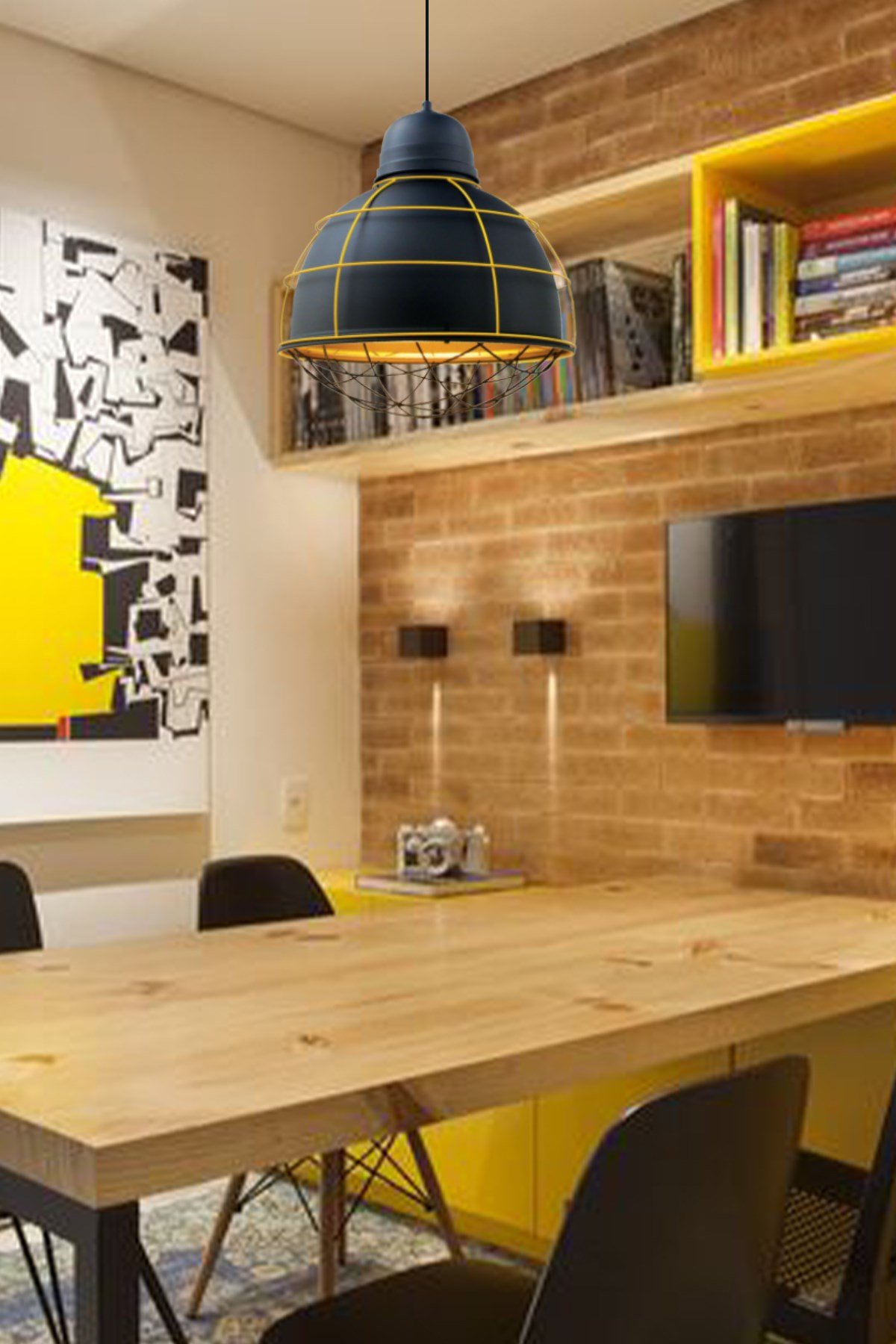 Bamyum Siyah Sarkıt Avize