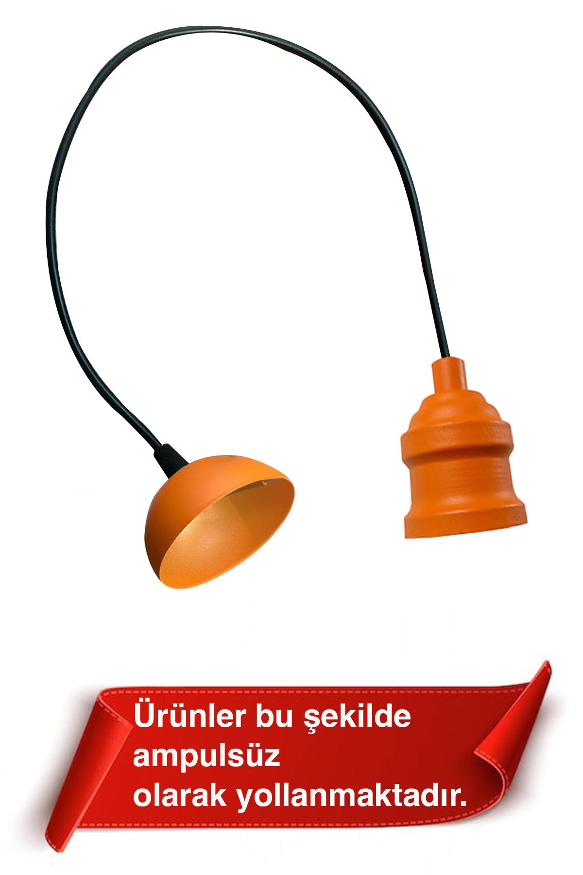 Bamyum Tine Turuncu Tekli Sarkıt Avize Ampul Dahil Değildir Ev Ofis Mağaza Otel Restoran Avizeleri