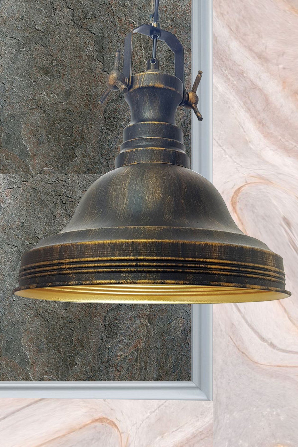 Bamyum Ulmete Eskitme Sarkıt Avize