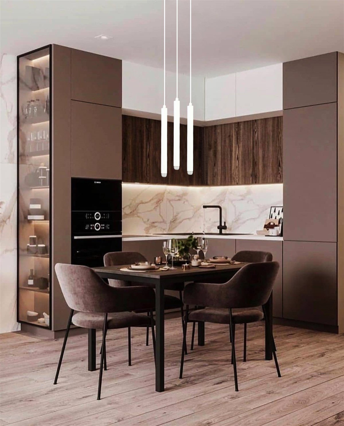 Bamyum Urni Beyaz Sarkıt Avize