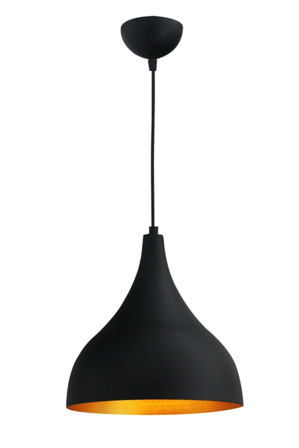 Bamyum Uzun Siyah Sarkıt Avize