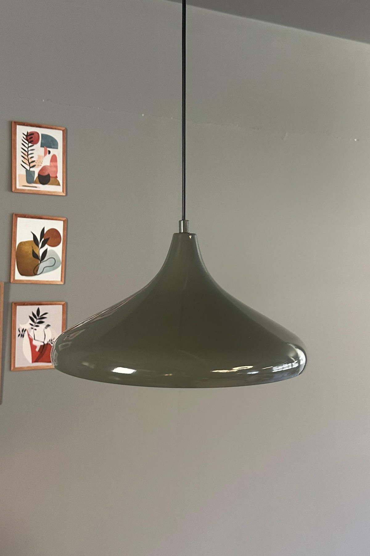 Champion Antrasit Renk Tekli Avize Sarkıt Salon Mutfak Cafe Butik Lamba Aydınlatma Avizeler