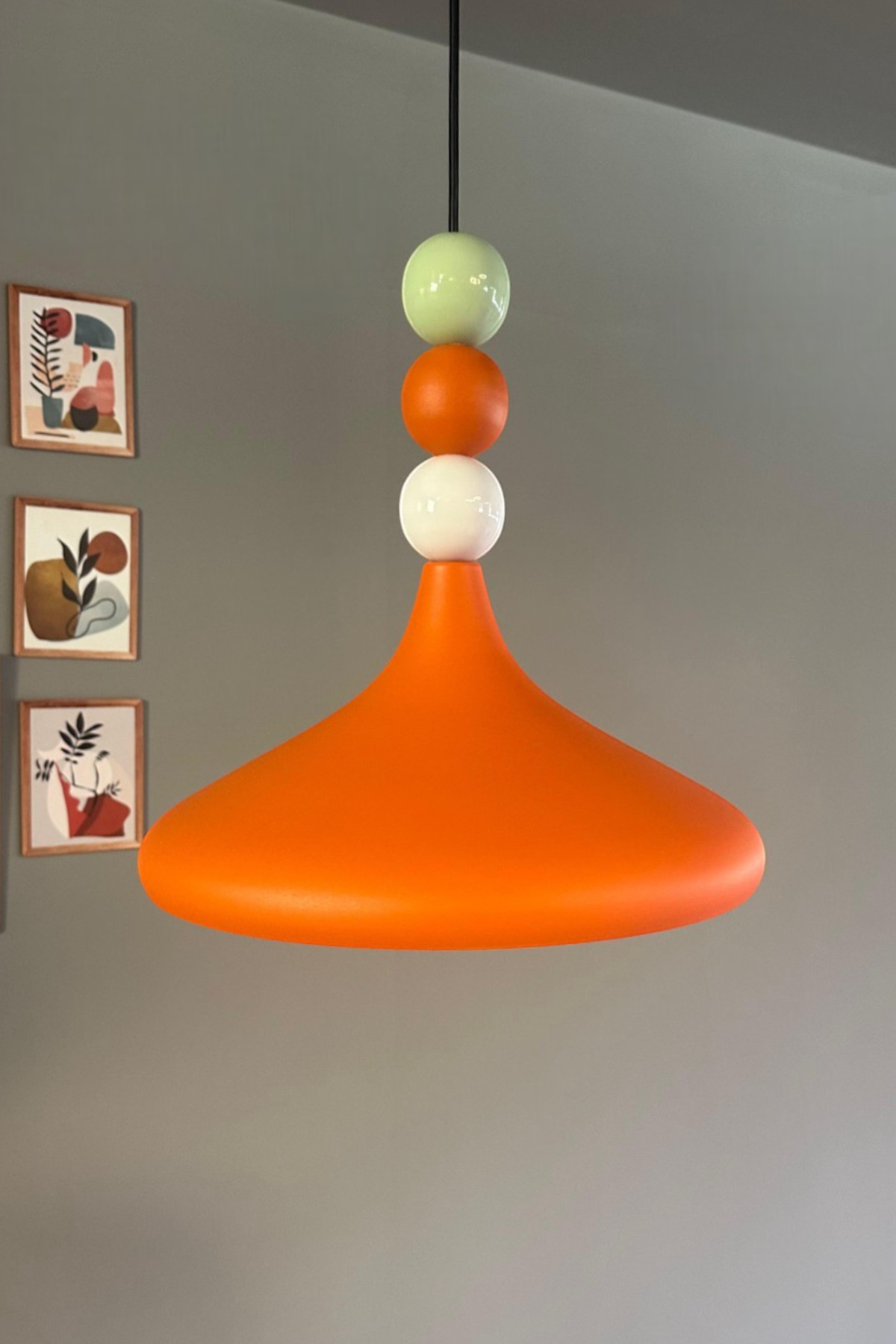 Champion Renkli Boncuk Başlık Tekli Avize Sarkıt Salon Mutfak Butik Lamba Aydınlatma Avizeler
