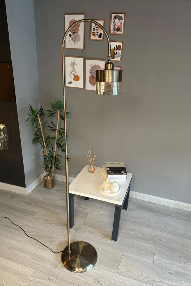 Eskitme Bal Rengi Lambader Hareketli Başlık Modern Dekoratif Metal Oturma Odası Çalışma Odası