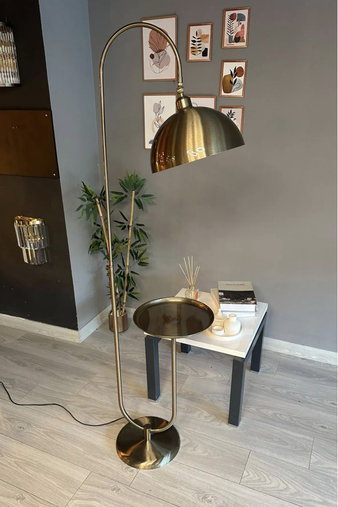 Eskitme Lambader Hareketli Başlık Sehpalı Modern Dekoratif Metal Oturma Odası Çalışma Odası