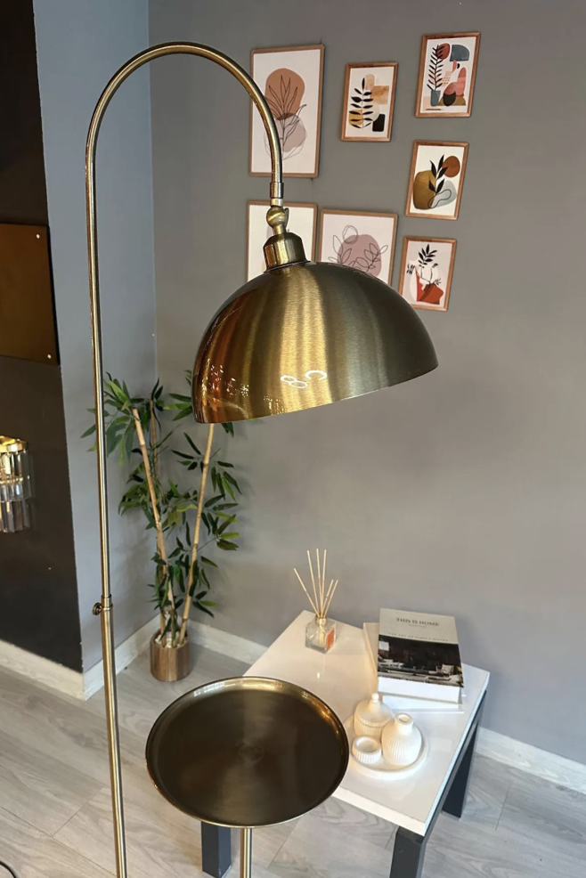 Eskitme Lambader Hareketli Başlık Sehpalı Modern Dekoratif Metal Oturma Odası Çalışma Odası
