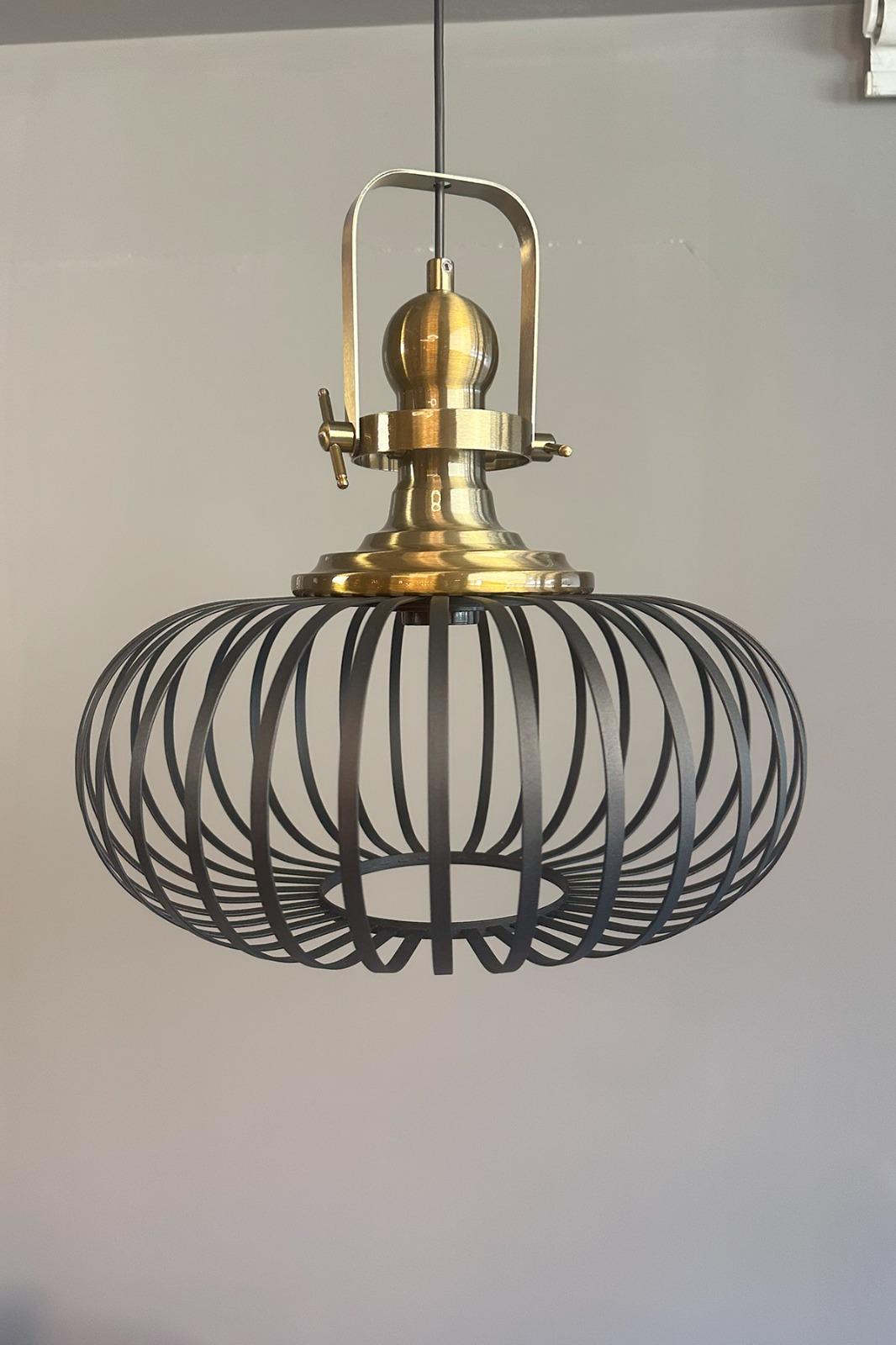 Este Siyah Sarkıt Avize Eskitme Başlık İç Mekan Aydınlatma Dekoratif Mutfak Cafe Ofis