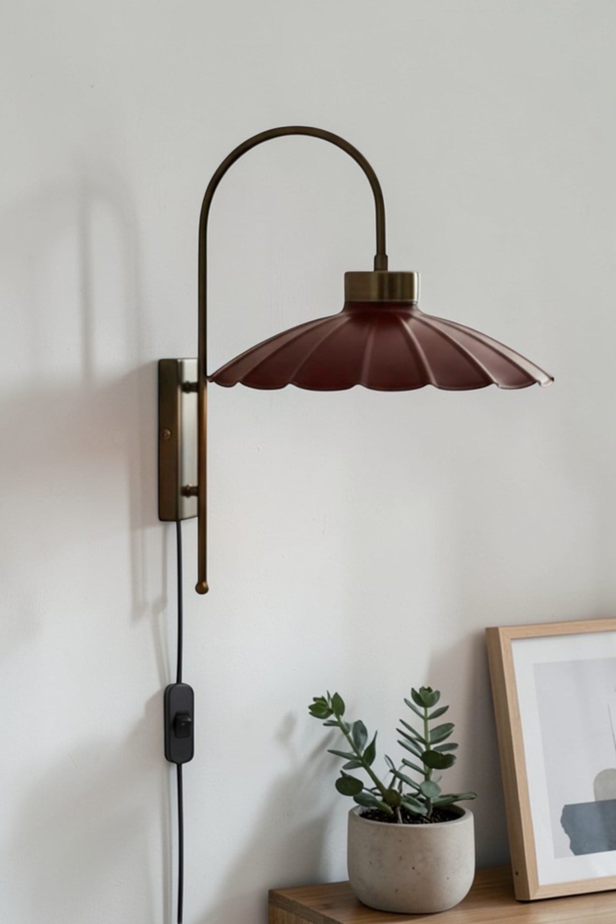 Fişli Risso Vişne Çürüğü Tekli Aplik Salon Mutfak Koridor Cafe Butik Lamba Aydınlatma