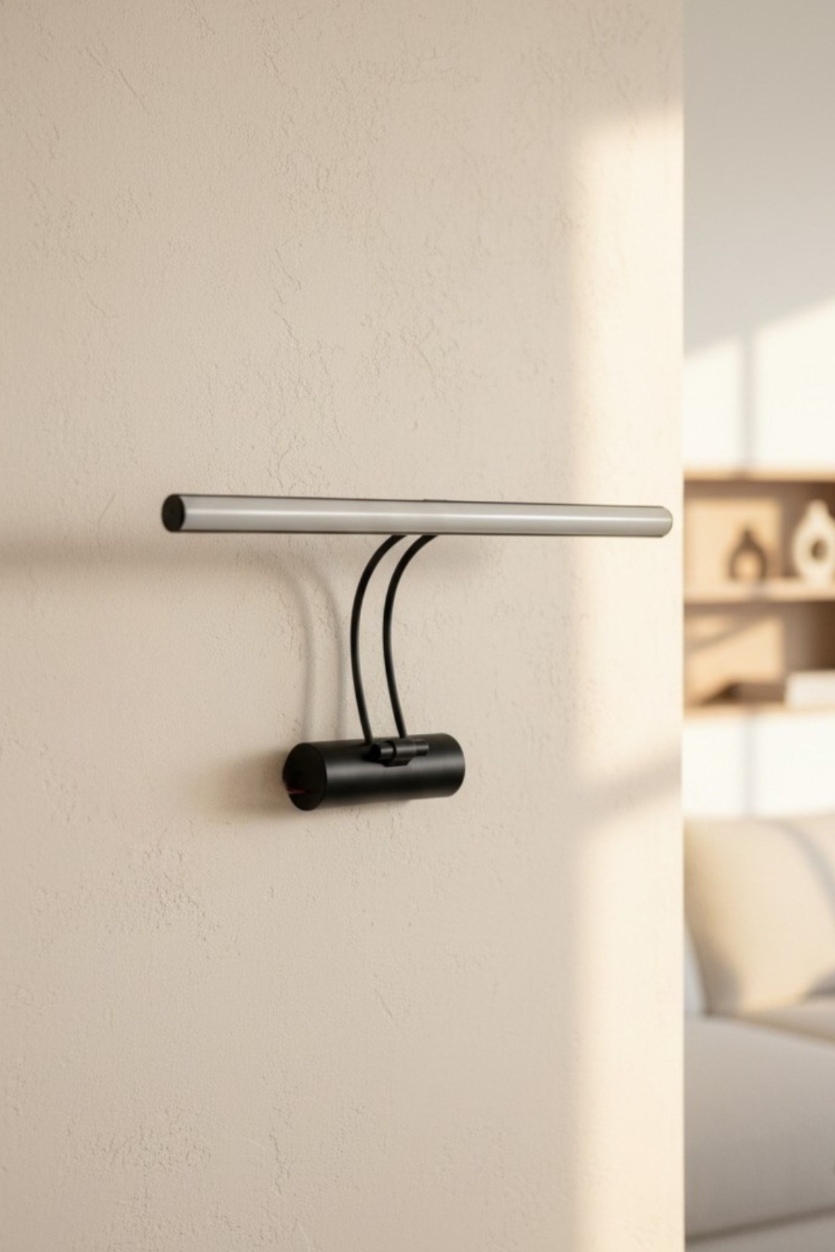 Frame Siyah Led Tekli Aplik Salon Mutfak Cafe Butik Lamba Aydınlatma