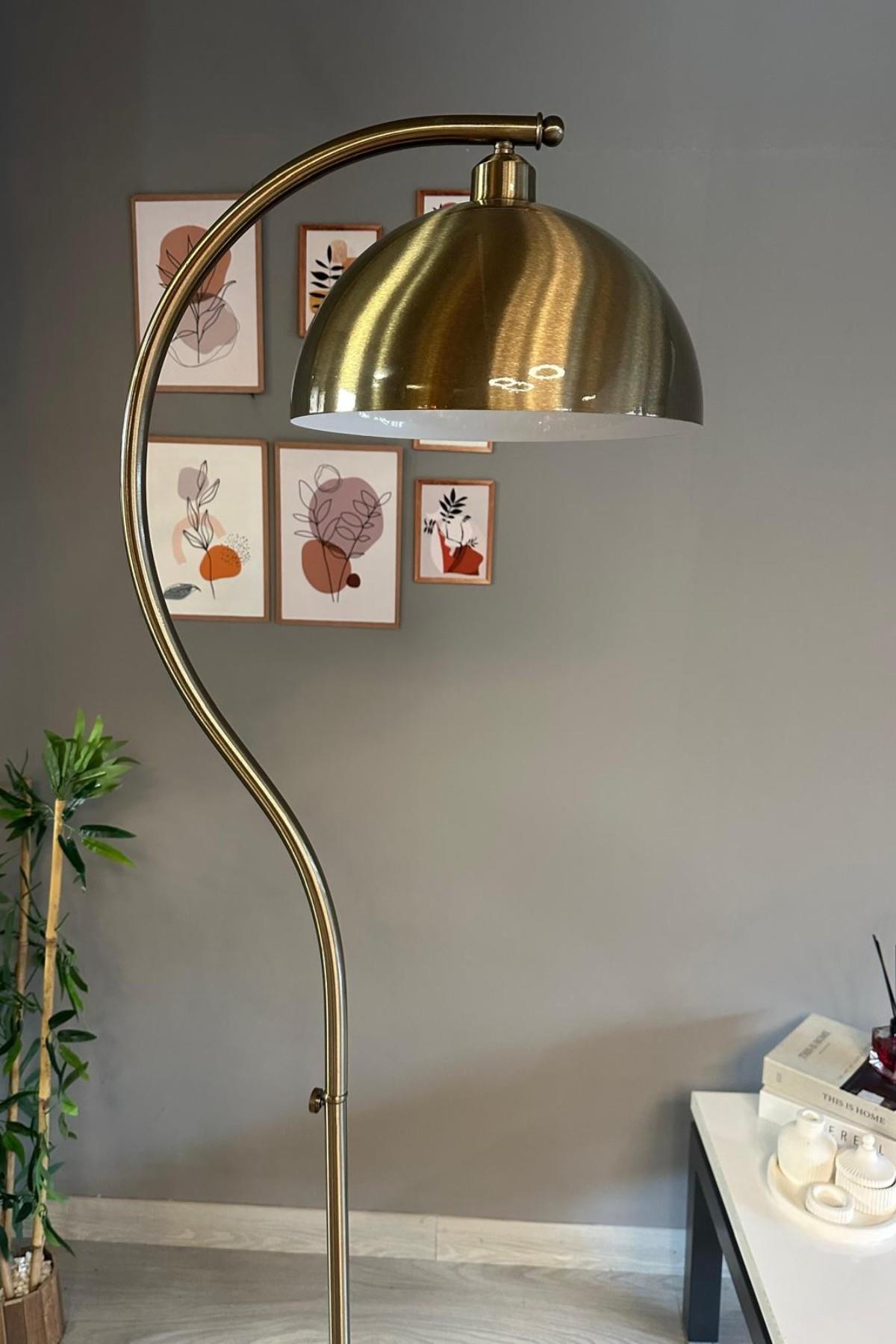 Lambader Eskitme S Gövde Modern Dekoratif Metal Oturma Odası Çalışma Odası