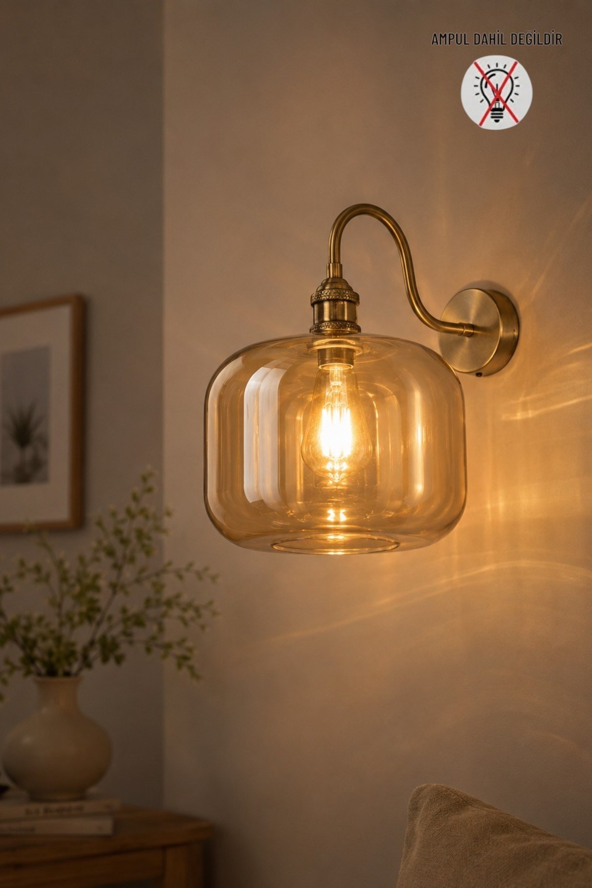 Maple Bal Cam Aplik Duvar Lambası Modern Otel Cafe Vintage Salon Yatak Odası Merdiven Retro