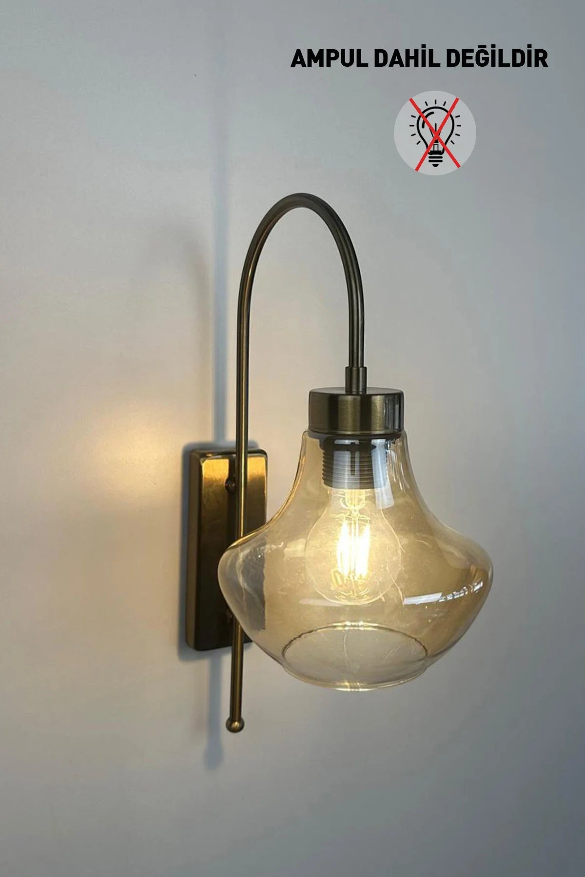 Melk Bal Rengi Cam Aplik Duvar Lambası Modern Otel Cafe Vintage Salon Yatak Odası Merdiven Retro